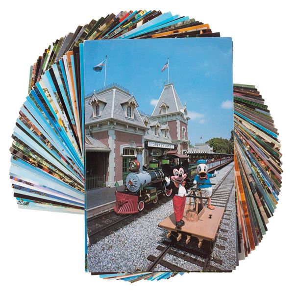A Large Collection of Disneyland Postcards.