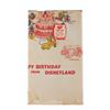 Image 1 : A 1950s "Happy Birthday from Disneyland" Tablecloth.