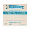Image 3 : A Pair of Magic Kingdom Club Special Guest Party Passes.