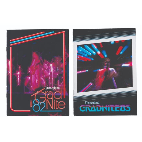 A Pair of 1982/83 Grad Nite Souvenir Programs.