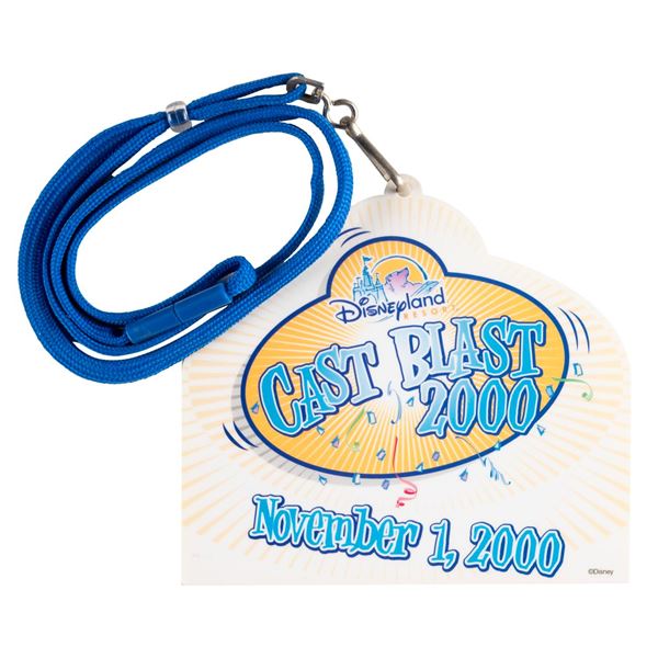 A Disneyland Resort Cast Blast 2000 Lanyard.