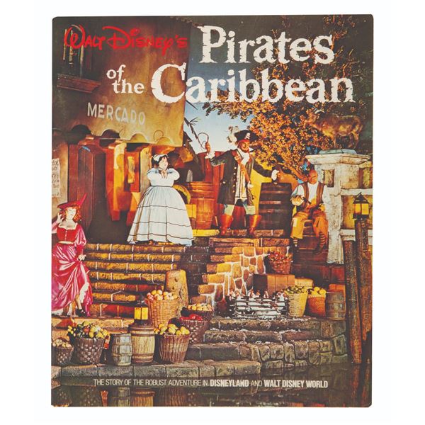 A Walt Disney's Pirates of the Caribbean Souvenir Book.