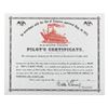 Image 1 : A Disneyland S.S. Mark Twain Pilot's Certificate.