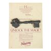 Image 1 : A New Fantasyland Cast Premiere Invitation with Key.