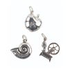 Image 2 : A Trio of WDCC Sterling Silver Charms.