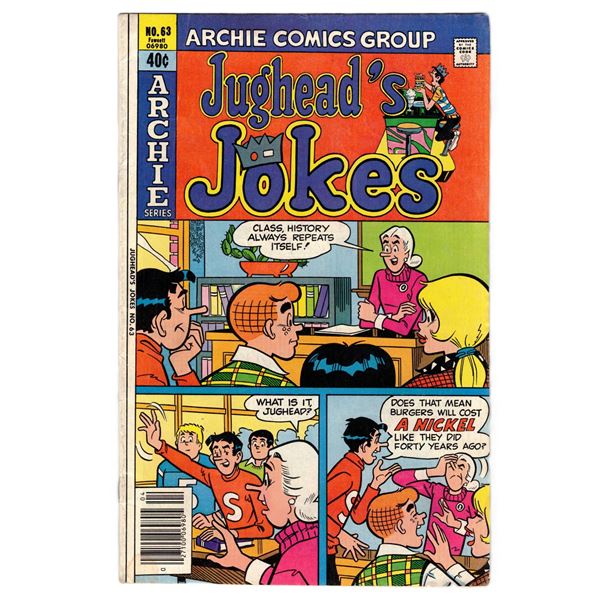 Jughead's Jokes No.. 63 Fawcett 06980   1979