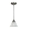 Image 1 : JULIANA PENDANT LIGHT SATIN NICKEL