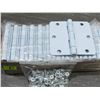 Image 1 : LOT OF 24, 3 1/2" HINGES WHITE