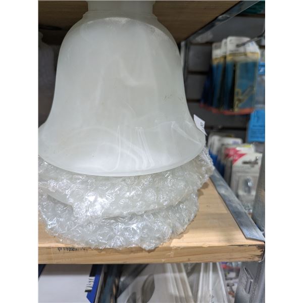 LOT OF 3 GLASS GLOBES