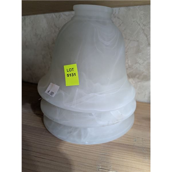 LOT OF 3 GLASS GLOBES