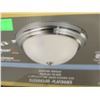 Image 1 : 11" FLUSH MOUNT DOME LIGHT