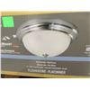 Image 1 : 11" FLUSH MOUNT DOME LIGHT