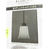 Image 1 : FLAMENCO COLLECTION CEILING PENDANT LIGHT AMBER