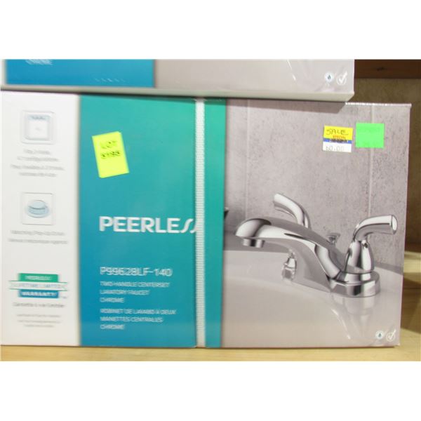 PEERLESS 2 HANDLE FAUCET CHROME