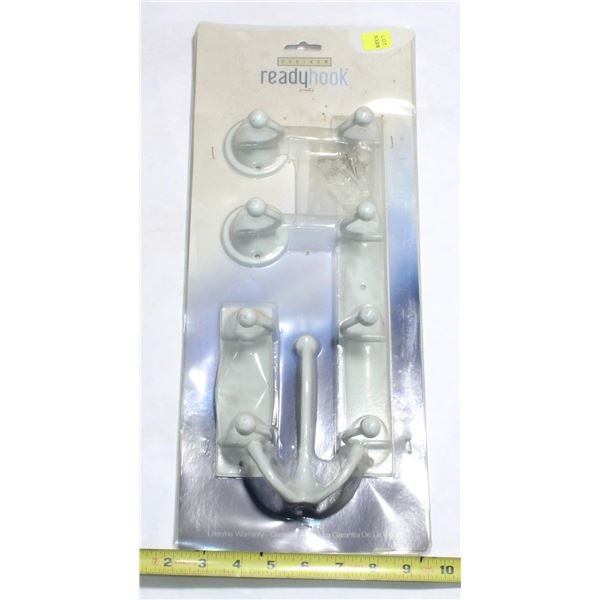 READY HOOK 5PC HOME HOOK SET (WHITE)