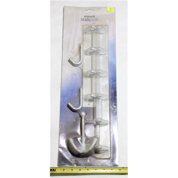 READY HOOK 5PC HOME HOOK SET (WHITE)
