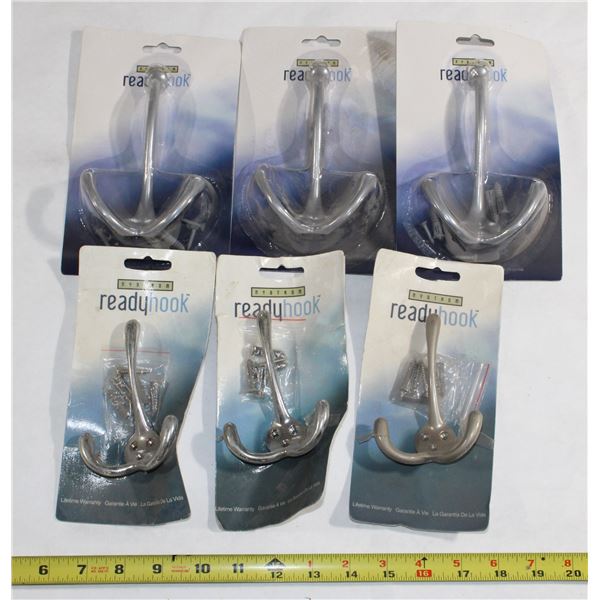 LOT OF READY HOOK TRANSITIONAL HOOKS