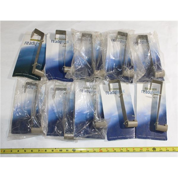 LOT OF SINGLE OVER THE DOOR HOOKS