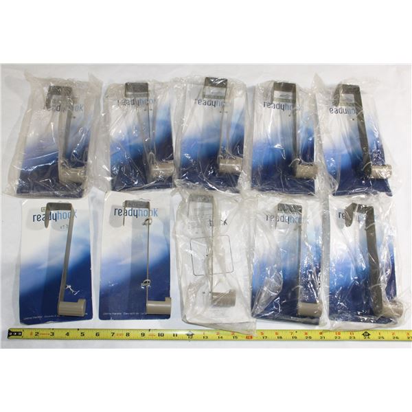 LOT OF SINGLE OVER THE DOOR HOOKS