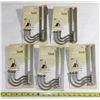 Image 1 : LOT OF FIVE OVER THE DOOR A SWIVEL HOOKS