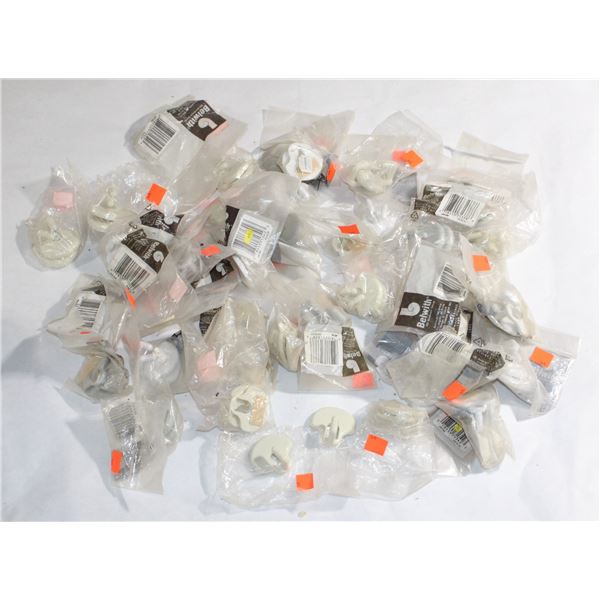 TRAY OF BELWITH STICK ON HOOKS