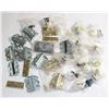 Image 1 : GREEN TRAY OF ASSORTED SPRING LOADED HINGES,