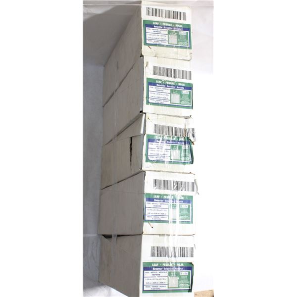 5 CASES OF LEAF PATTERN ROSETTE