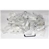 Image 1 : LARGE LOT OF CHROME/ WHITE FINISH CABINET PULLS