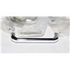 Image 2 : LARGE LOT OF CHROME/ WHITE FINISH CABINET PULLS