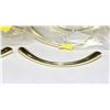 Image 2 : TRAY OF SLIM BOW PULL BRASS FINISH CABINET PULLS