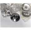 Image 2 : LARGE TRAY OF NICKLE FINISH CABINET KNOB BACK