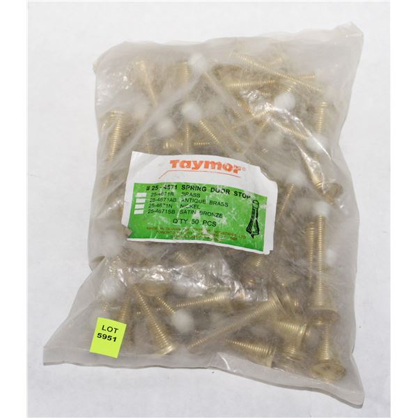 50PC BAG OF TAYMOR SPRING DOOR STOPS