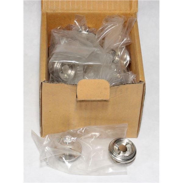 CASE OF NICKLE FINISH CABINET KNOBS 420-NB-IP