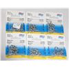 Image 1 : BOX OF SCREW EYES MEDIUM EYE ZINC PLATED