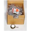 Image 1 : BOX OF ANTIQUE BRASS AND WHITE FINISH CABINET KNOBS