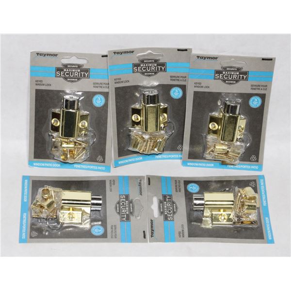 BOX OF TAYMOR KEYED WINDOW LOCK