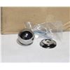 Image 2 : BOX OF CHROME BALL CABINET KNOBS WITH BACKPLATE