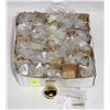 Image 1 : BOX OF POLISH BRASS FINISH 1-1/4" CABINET KNOBS