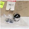 Image 2 : BOX OF CHROME BALL CABINET KNOBS WITH BACKPLATE