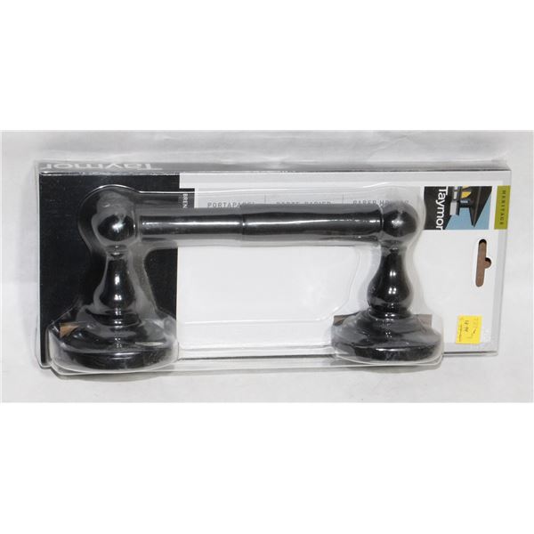 TAYMOR BATHROOM PAPER HOLDER, BLACK FINISH