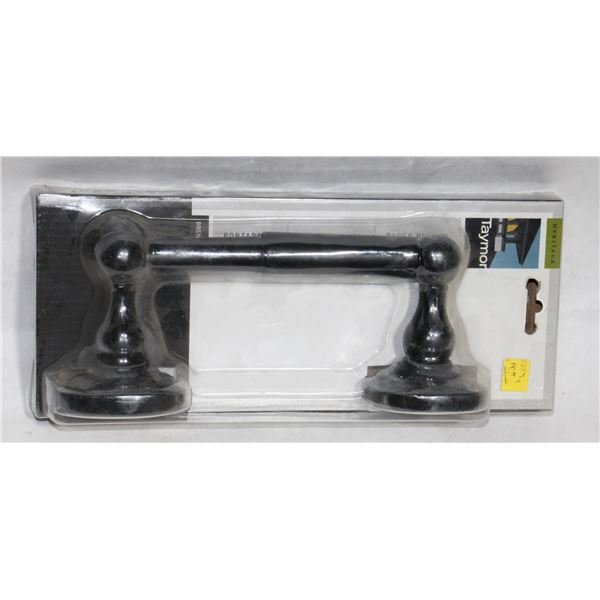 TAYMOR BATHROOM PAPER HOLDER, BLACK FINISH