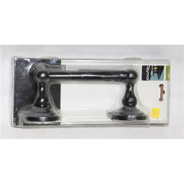 TAYMOR BATHROOM PAPER HOLDER, BLACK FINISH