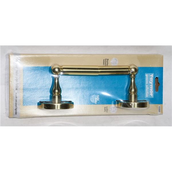TAYMOR BATHROOM PAPER HOLDER, BRASS FINISH