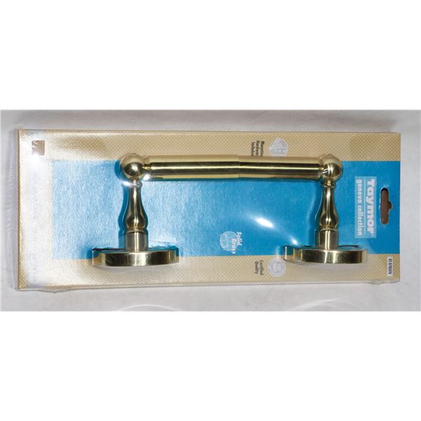 TAYMOR BATHROOM PAPER HOLDER, BRASS FINISH