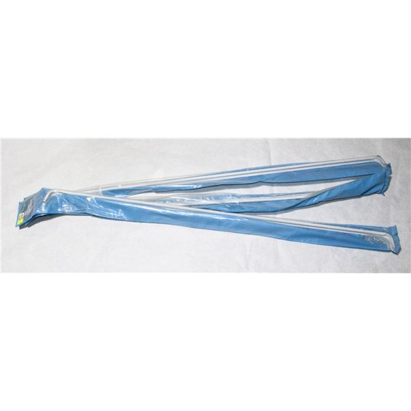LOT OF THREE 48" TO 86" CURTINA RODS