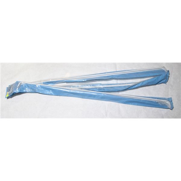 LOT OF THREE 48" TO 86" CURTINA RODS
