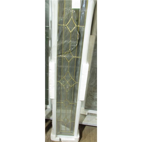 8" X 48" DOORGLASS, PRESTON BRASS