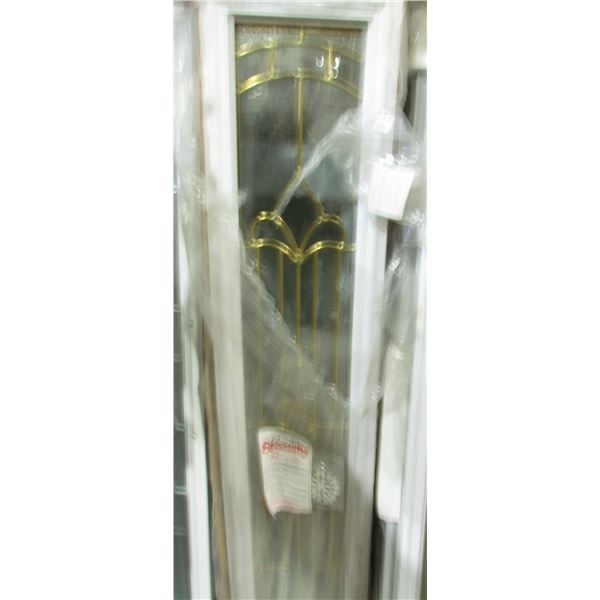 8" X 48" DOORGLASS, MARQUIS BRASS