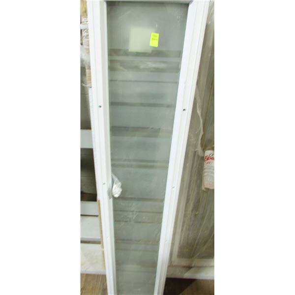 8" X 48" DOORGLASS, AZUR