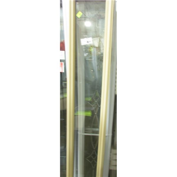 7" X 64" DOOR LIGHT CLEAR TAN FRAME